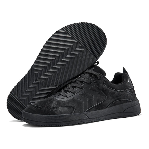 Plus Big Size 47 48 Wide Foot Shoes Men Leather Casual Shoes Wide Toes Shoes Black Gray Dropshipping