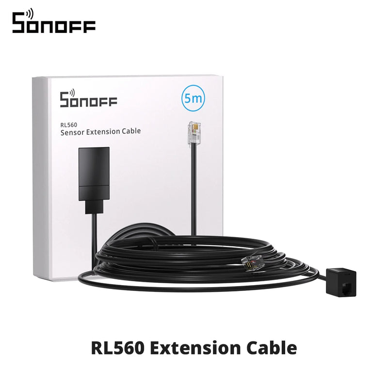 SONOFF THS01/WTS01 Temperature Humidity High Accuracy Sensor Monitor Module RL560 Extension Cable Support TH Elite/Origin