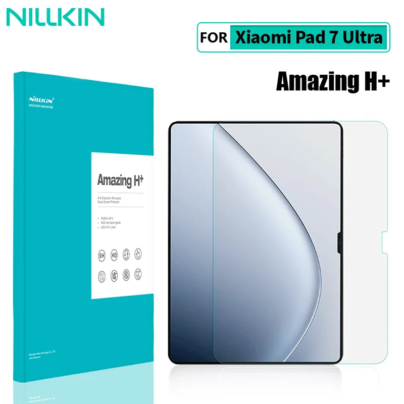 NILLKIN For Xiaomi Pad 7 Ultra 14inch Screen Protector H+ Anti-explosion HD Clear Tempered Glass  For Mi Pad 7 Ultra With Tool