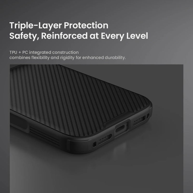 NILLKIN For iPhone 18 Pro Max Magsafe Case CamShield Pro Slide Camera Protection PC Back Cover For iPhone 18 Pro Magnetic Cases