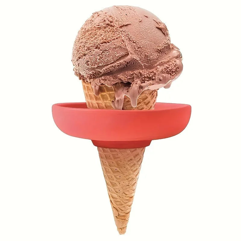 1/2pcs Ice Cream Rack Leak Proof Ice Cream Mold - Ice Cream Tray Bracket with Drip Cap Leak Proof, Portable.Ice cream rack.