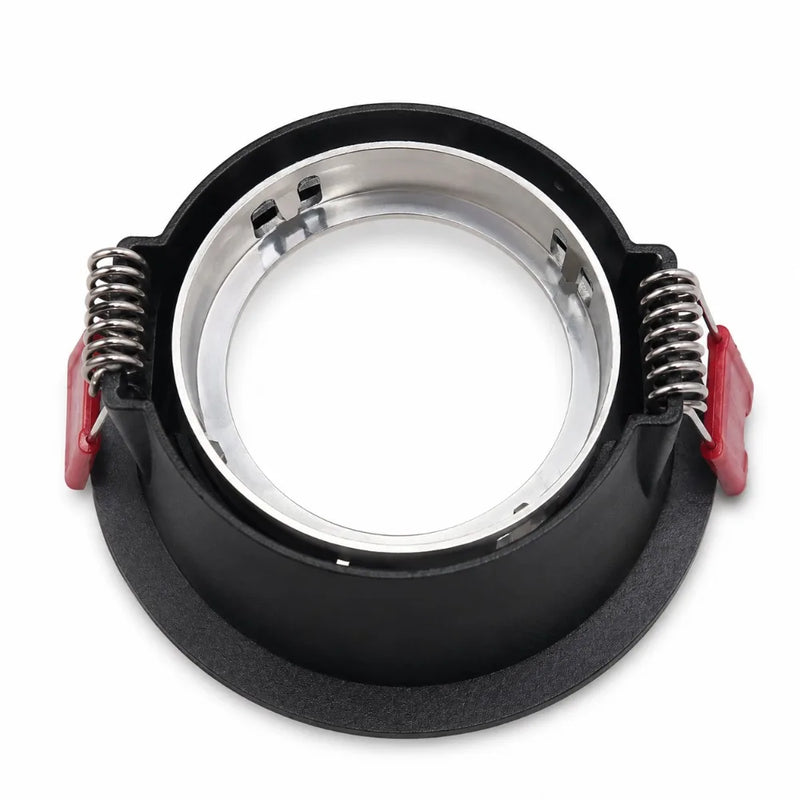JOYINLED 1/10PCS Round Recessed Downlight Ceiling Spotlight Frame, Cutout 63mm GU10 MR16 Bulb Holder Housing Trim Frame