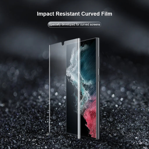 For Samsung Galaxy S23 Ultra Soft Film NILLKIN 2 Pcs Impact Resistant Curved Screen Protector For Samsung S23 S23+ With tools