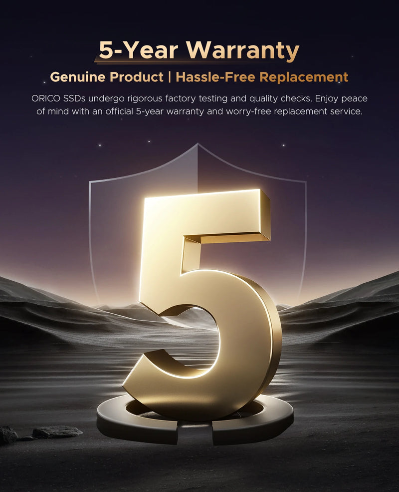 ORICO OG7000 1TB 2TB PCIe Gen4 NVMe SSD, Up to 7400MB/s,, Graphene Thermal Solution, Ideal for 4K Video Editing 3D Rendering PS5