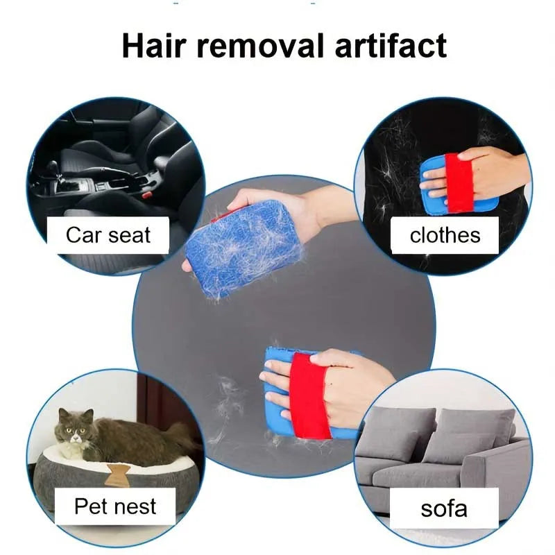 1pc Pet Hair and Fluff Remover,Pet Hair Removal Brush,Plush Brush Gloves,Carpet and Bedding, Clothes,Pet home hair remover.