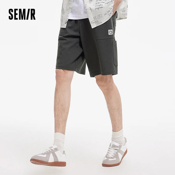 ខោបុរស Semir ធ្វើពីឈើ សាច់ម្នាស់ សម្លៀកបំពាក់ធ្វើការ រលុង ត្រង់ ប៉ាក់ រដូវក្តៅ ឆ្នាំ២០២៦ ស្ទីលធម្មតា ទន់ មានផាសុកភាព អាវប្រចាំថ្ងៃ
