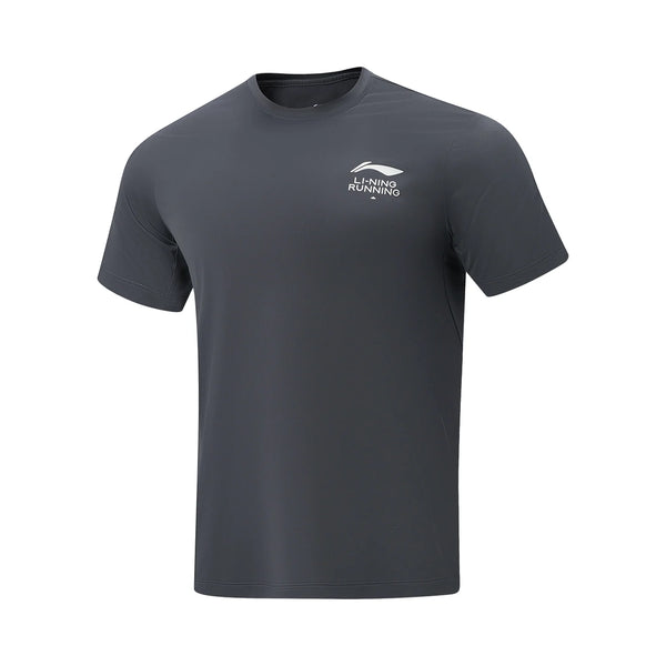 អាវយឺតរត់អាជីពបុរស Li-Ning ស្ងួតខ្យល់ 100% ប៉ូលីអេស្ទ័រ កមូល ធម្មតា ខ្យល់ចេញចូលបាន អាវយឺតកីឡា LiNing ATSW137