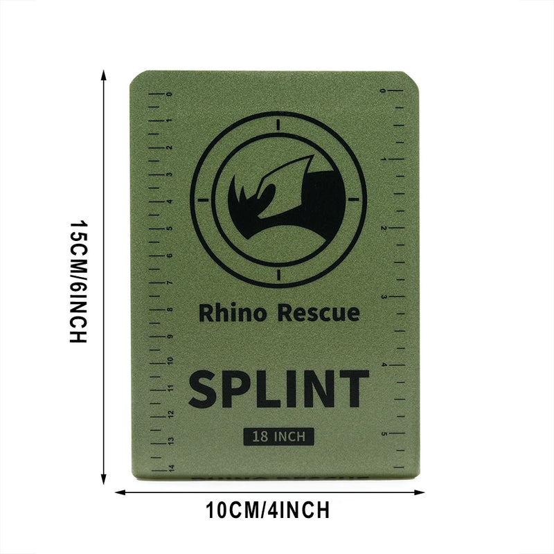 Rhino Rescue Emergency Splint Moldable Medical First Aid  Survival Lightweight Reusable Combat Splint For Camping