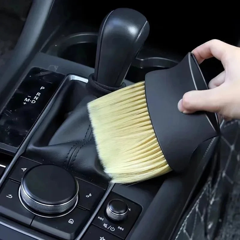 Soft Brush Car Interior Dust Sweeping Tool Air Outlet Gap Cleaning Device Car Wash Tool Dust Removal Divine Device