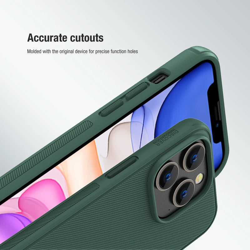For iPhone 16 Pro Max Case For iPhone 15 Pro Max NILLKIN Frosted Shield Pro PC Matte Back Cover For iPhone 14 Pro Phone Shell