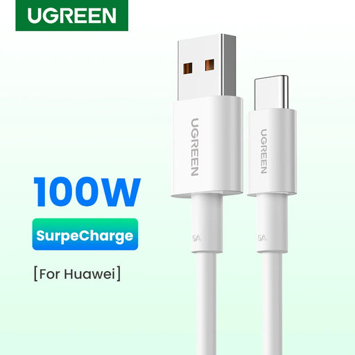 Ugreen 5A USB Type C Cable Fast Charger Data Type-C Supercharge USB Type C Cable for Huawei Mate 30 20 P30 P20 USB Charging Wire