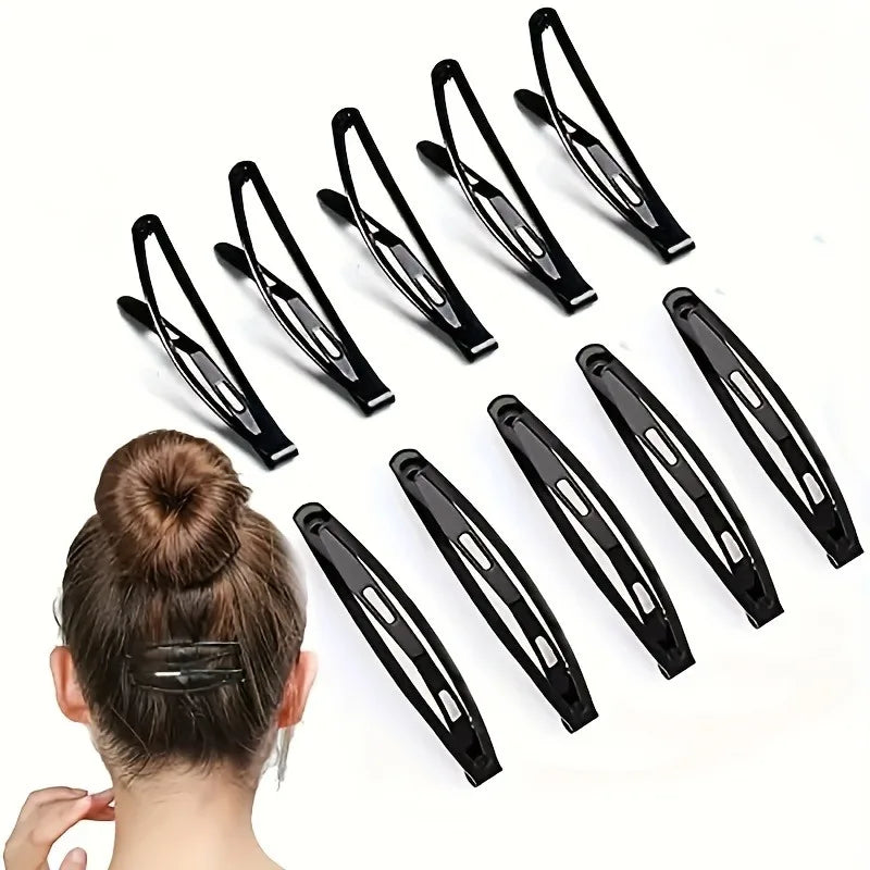10/20pcs Black Metal Hairpin - Elegant Rectangular Hairpin, Smooth Edge and Sharp Top,Ensure That Women's Hair Is Firml