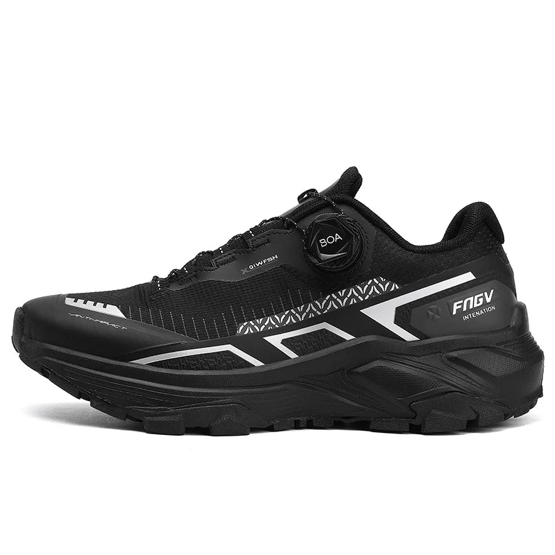 Men Sneakers Trendy Mesh Breathe Professional Running Training Shoes Thick Sole Anti Slip Wear-resistant City Walking Sneakers