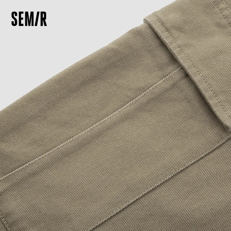Semir Casual Pants Men Camo Cargo Pants Cool Relaxed Wide Leg 2025 Winter New Long Pants Outdoor Popular Men'S Clothing