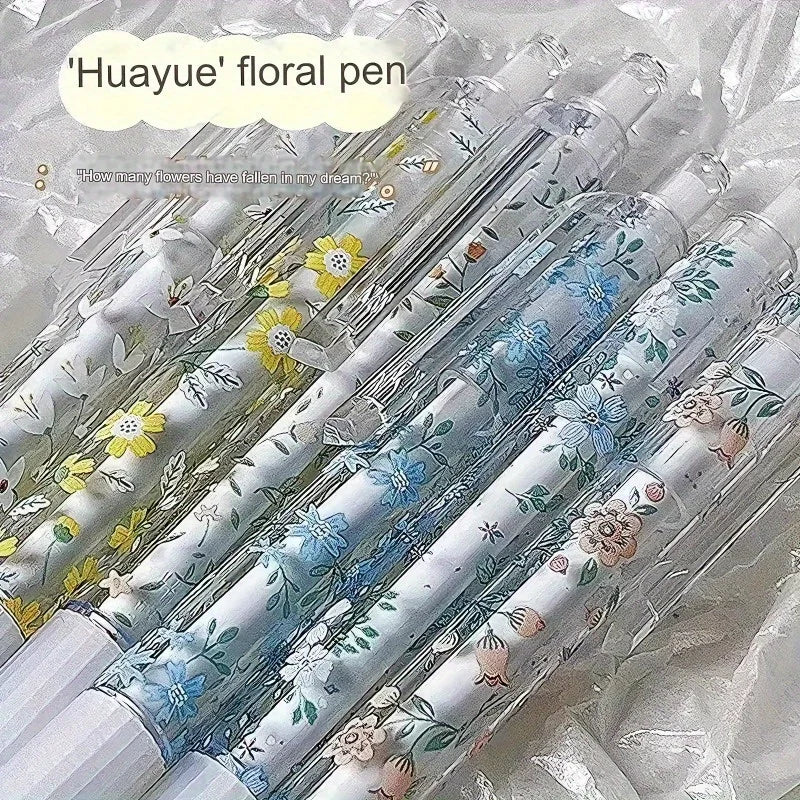 retractable gel ink pens - 0.5mm, quick-drying black refill,  for writing smoothly in diaries and office stationery gel pens
