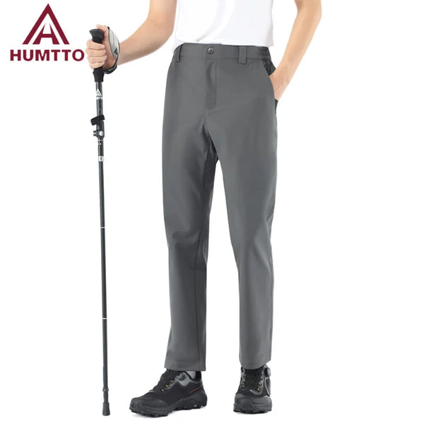 HUMTTO Hiking Pants Winter Camping Trekking Hunting Men's Pants 2024 Warm Breathable Black Outdoor Working Sports Trousers Men
