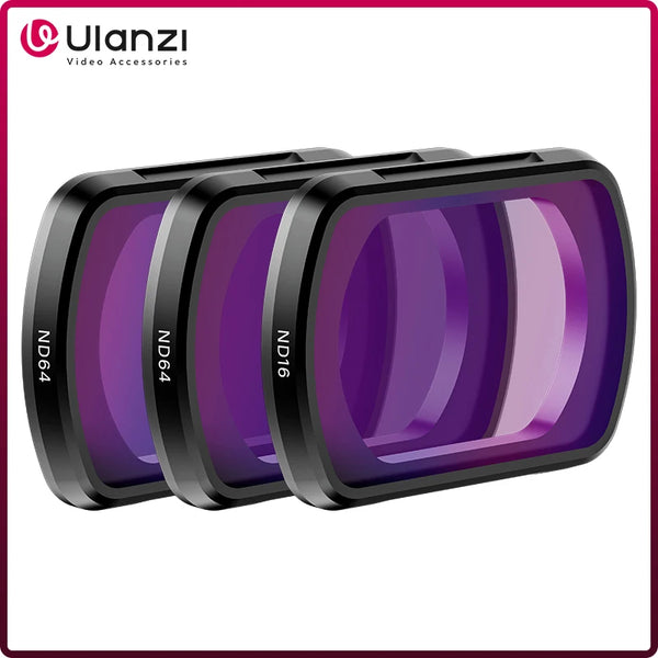 ឈុតតម្រងម៉ាញេទិក Ulanzi PK-03 ND សម្រាប់តម្រង DJI Osmo Pocket 3 Professional ND16 ND64 ND256