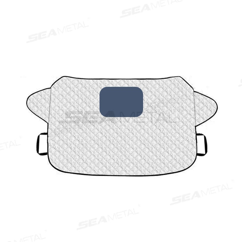SEAMETAL Car Snow Shield Frost Prevention Front Windshield Sunshade Car Recorder Opening Design Snow Shield Car Protection Cover