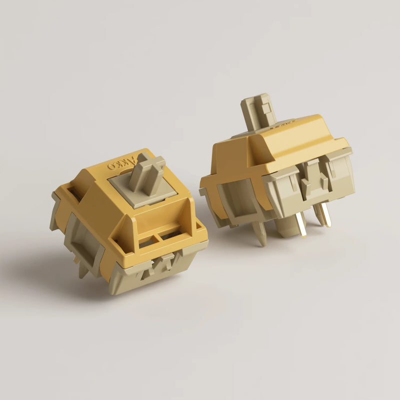 Akko Bittersweet Switch 5-Pin 48gf Muted Thocky Tactile Switch Factory Lubed Compatible with Cherry MX Mechanical Keyboard 45pcs