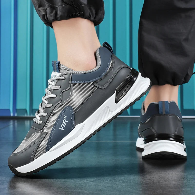 Men's shoes four seasons new breathable light soft sole mesh casual sports shoes outdoor running shoes fashion students sneakers