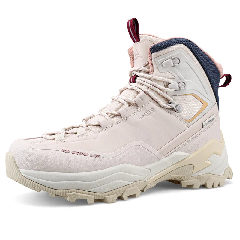 HUMTTO Luxury Designer Trekking Shoes for Woman Winter Hiking Boots Womens Breathable Non-slip Outdoor Mountain Camping Sneakers