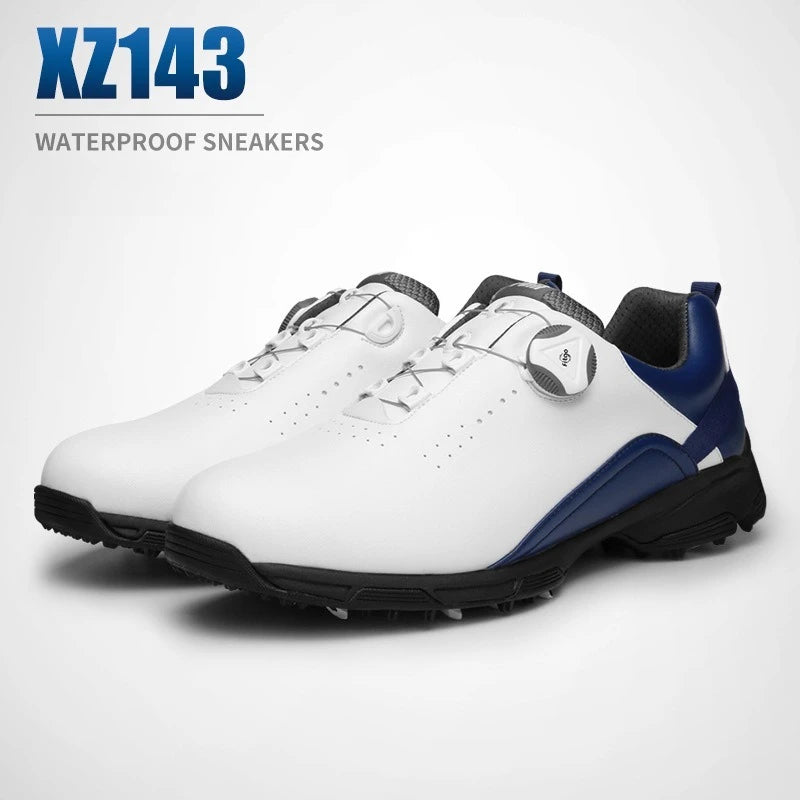 PGM Golf Shoes for Men Waterproof Non Slip and Nail Free Shoes Breathable in Summer XZ143