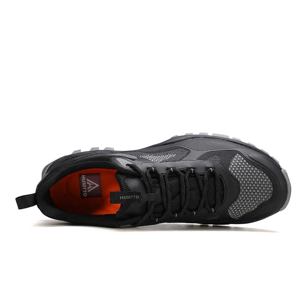 HUMTTO Trail Running Sports Shoes Designer Tenis Man Casual Sneaker for Men Breathable Lightweight Outdoor Black Men's Sneakers