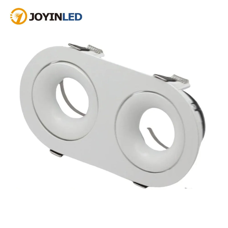 ចង្កៀងបំភ្លឺ JOYINLED ฝังក្នុងរន្ធ LED Downlight តង្កៀបសម្រាប់ដាក់អំពូល GU10/MR16 សម្រាប់ទ្រជើងចង្កៀងពិដានក្នុងផ្ទះ ស៊ុមចង្កៀងបំភ្លឺពិដានដែលអាចជំនួសបាន