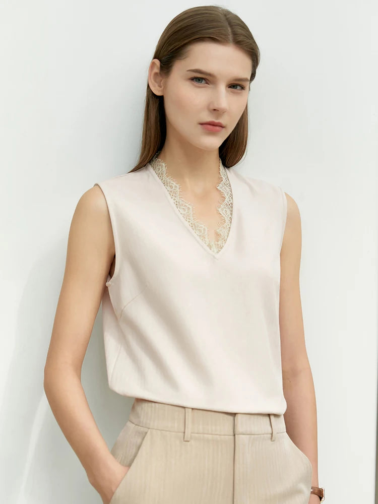 អាវក្រៅការិយាល័យ Amii Minimalism រដូវស្លឹកឈើជ្រុះសម្រាប់នារីការិយាល័យ អាវក្រៅសម្រាប់នារី អាវក្រៅរាងអក្សរ V ខោចង្កេះខ្ពស់ អាវក្រៅសម្រាប់នារី 12060909
