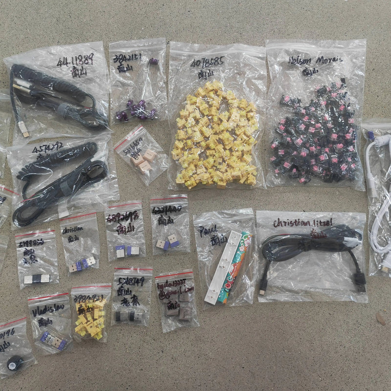 Warranty Parts - PCBA boards, switches, cable, Butterfly buckle and other keyboard repair parts