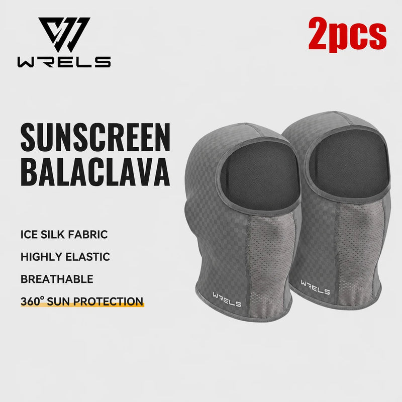 WRELS Cycling Face Mask Breathable Neck Hood Windproof Anti-UV Sun Protection Outdoor Fishing Men Women Balaclava Head Cover