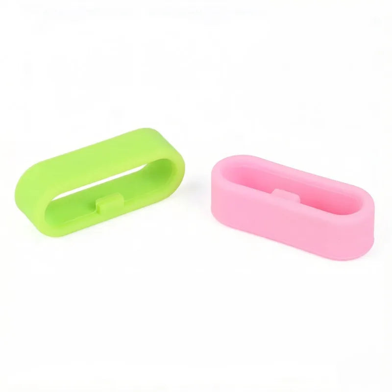 5/10pcs Multi-Color Band Keeper,Magic Band Locks,Silicone Material,Security Loop Compatible with Fitbit Charge,sport wristbands.