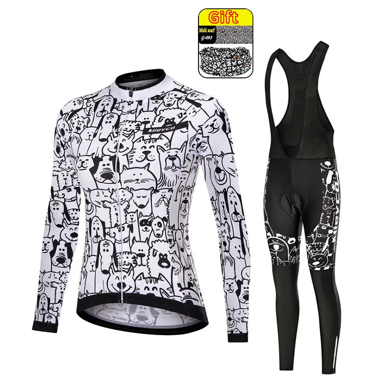 Women's Long Sleeve Cycling Jersey Quick Dry Breathable MTB Road Bike Riding Shirt Slim Fit Bicycle Racing Sportswear