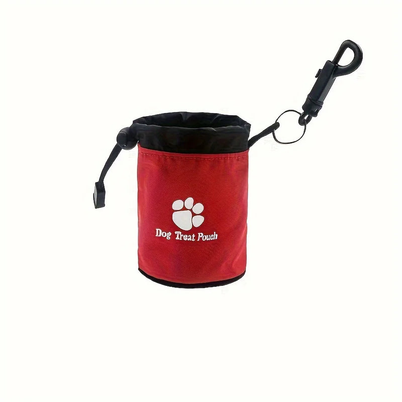 1pc Dog Treat Pouch,Portable& Durable Pet Training Bag Pouch Treat Bag,Drawstring Zipper,Ideal for On-the-Go Snacks,Dog Snacks