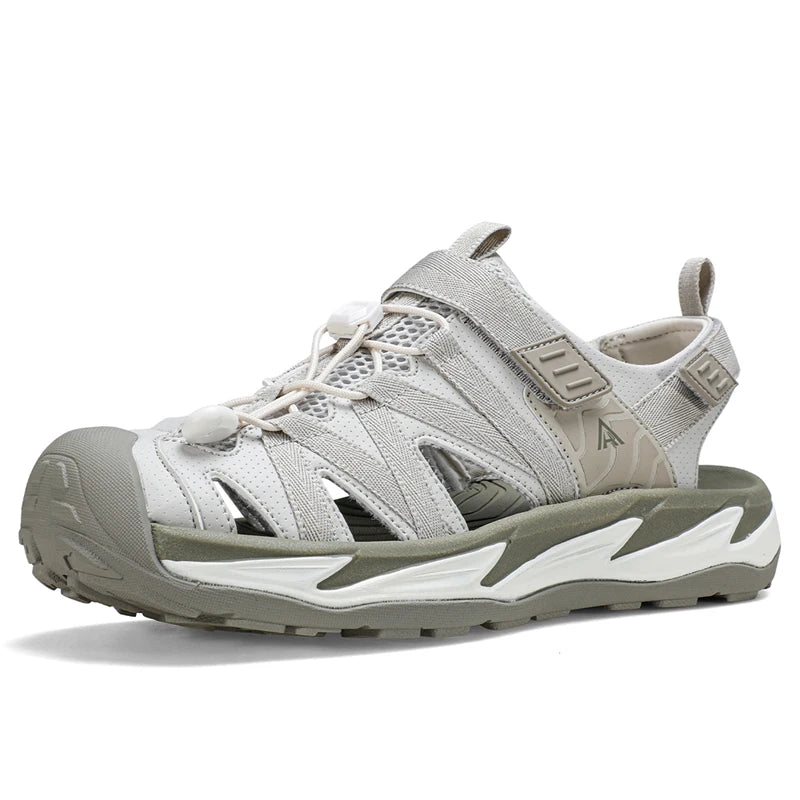HUMTTO Summer Beach Outdoor Sandals Non-Slip Hiking Sneakers Male Breathable Men Wading Shoes Quick-Drying Aqua Shoes for Men's