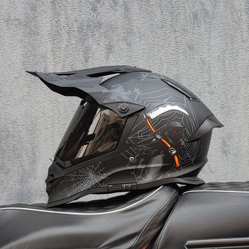 New LVS Off-road Helmet Professional Mountain Downhill Pull Helmet Capacete ATV ATV Casco Full Face Cross Helmet