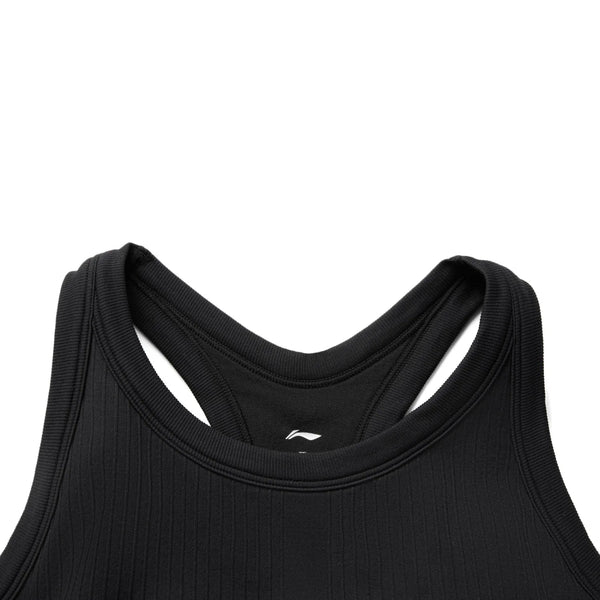 អាវកាក់ហ្វឹកហាត់នារី Li-Ning ដៃខ្លី កមូល 89.5% នីឡុង 10.5% ស្ពែនដិច ធ្វើពីក្រណាត់លីនីង ស្ព័ត ប៉ាក់ ស្រួលពាក់ AUDV020