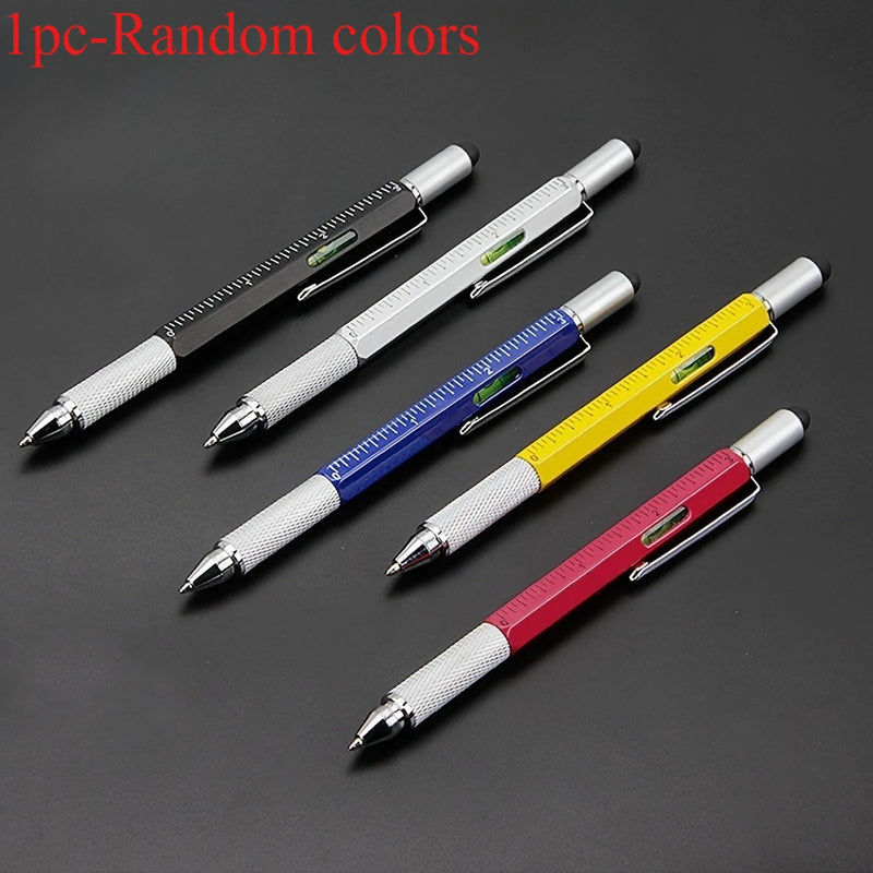 1/2pcs Hexagonal 7-in-1Stylus Pen • Capacitive Touch Screen Compatible • Twist Closure • Ergonomic Grip • for Ages  stylos