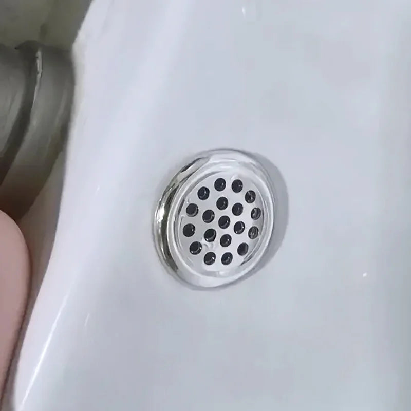 2PCS Sink Drain StopperWashbasin Overflow Cover Set - Leak-Proof,Easy-to-Install, Stylish Design for Bathroom, Kitchen Sinks