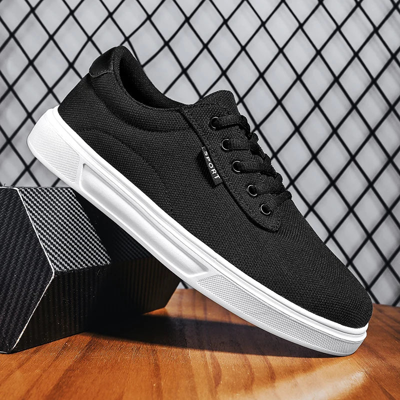 Mens Walking Shoes 2025 Autumn New Large Size Lightweight Fashion Sneakers Flat Casual Outdoor Sports Skateboarding Shoes Man