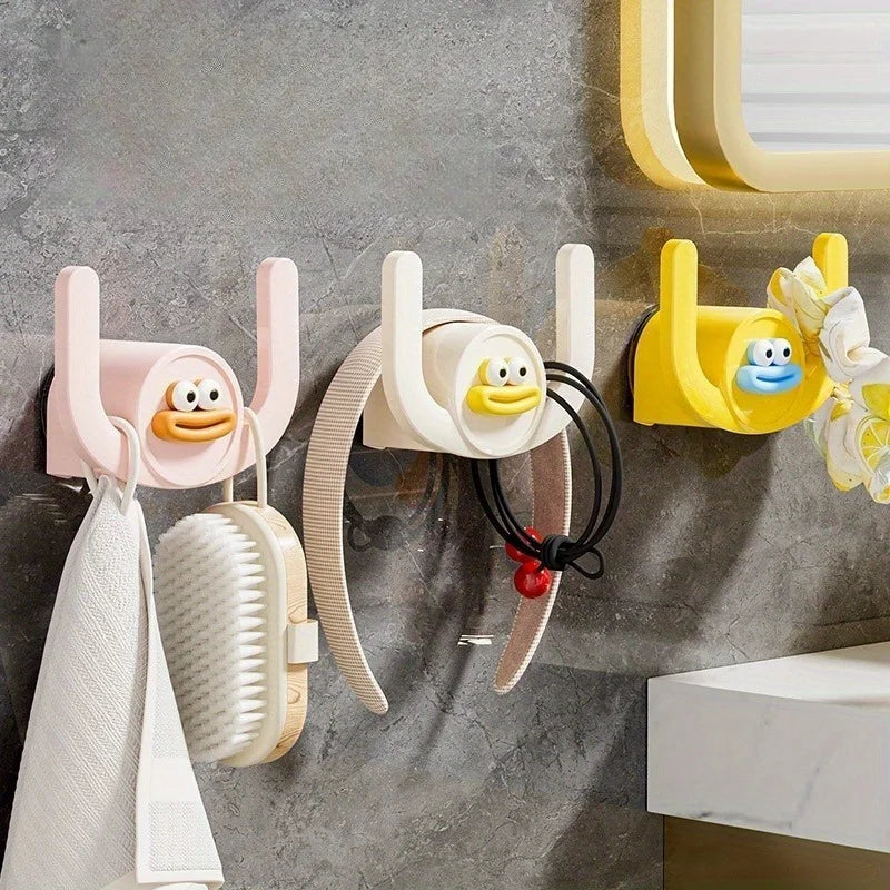 1pc Slipper Hooks,Bathroom Slipper Holder,Shower Storage Rack,Essential Items for Bathrooms And Bedrooms,Mouth Color Random