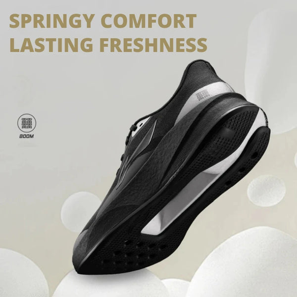 ស្បែកជើងរត់បុរស Li-Ning CHAOYING Cushion BOOM ទម្ងន់ស្រាល រចនាបែប Springy TEMPO BOUNSE ទន់ មានផាសុកភាព ស្បែកជើងប៉ាតា ARBW007