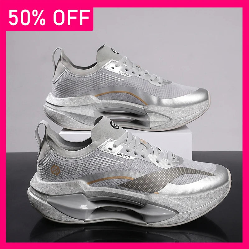 Unisex Sneakers High Quality Mesh Lightweight Comfortable Outdoor Casual Walking Marathon Sports Breathable Running Shoes Man