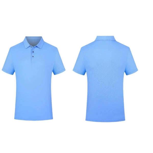 5A Antibacterial mulberry silk cool POLO shirt  Summer Work Uniform  Logo Printed Company Team Culture Polo Shirt
