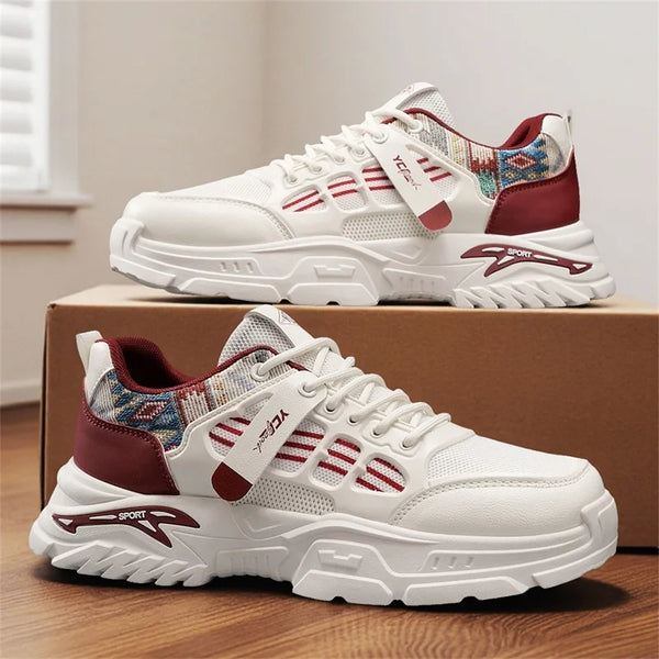 Chunky sneakers four seasons new soft sole comfort outdoor Men's running shoes fashion breathable light speed casual sports shoe