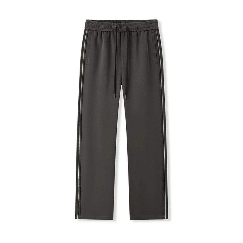 Semir Loose Fit Jogger Pants Retro Style Men 2025 Winter Straight Leg Sporty Casual Fashion Hem Raw Edge Comfortable Bottoms