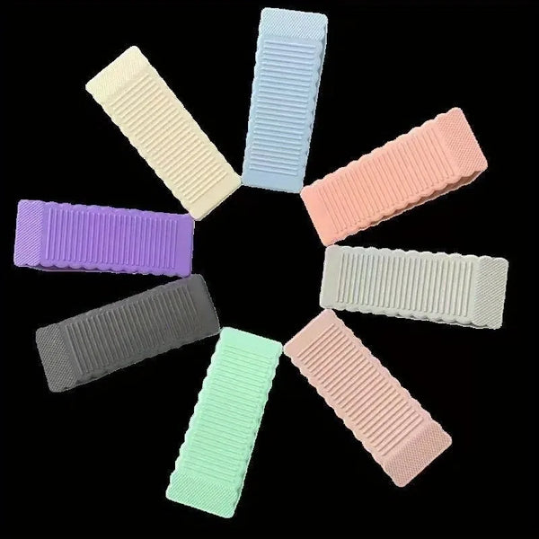 1PC No-Drill Windproof Door Stopper Stops Drafts & Noise | Wall-Safe Protection | Home Anti-Pinch Wedge,Durable Creative Design