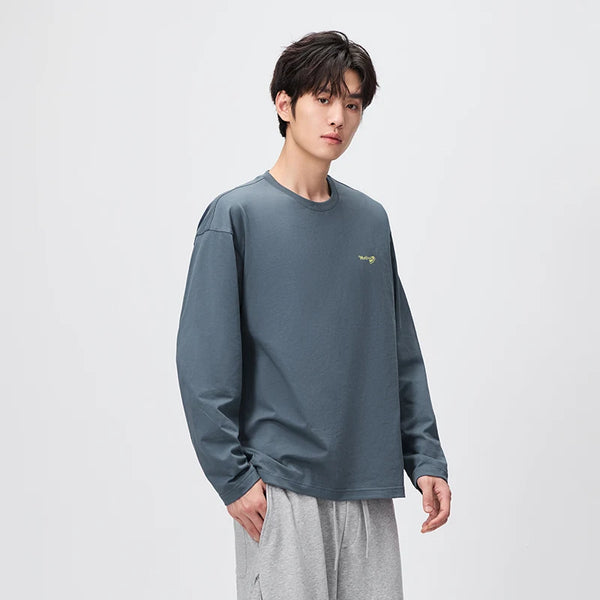 អាវយឺតដៃវែង Semir សម្រាប់បុរស ស្រូបសំណើម ស្ងួតរហ័ស កមូល ស្លៀកប្រចាំថ្ងៃ រដូវស្លឹកឈើជ្រុះ ឆ្នាំ២០២៦