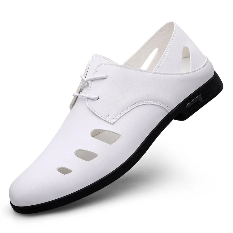 Men's shoes summer new hollow fashion outdoor walking shoes comfort soft sole Breathable non slip light casual sports tide shoes