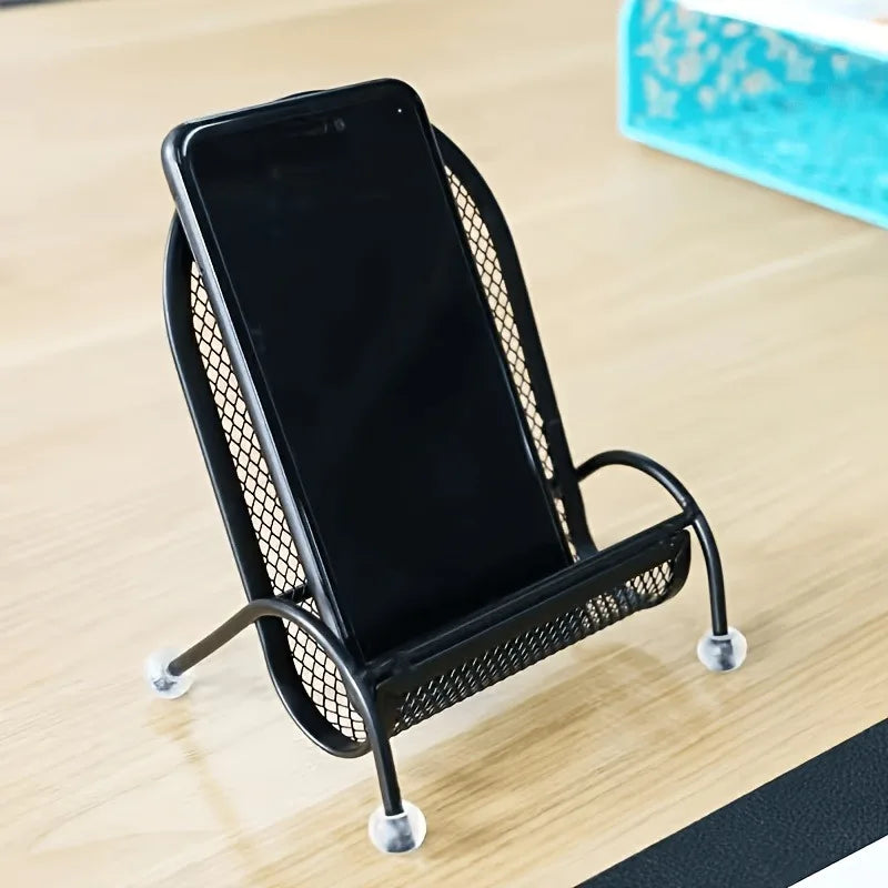 Colorful Creative Chair Design Phone Stand,Bedside Phone Holder. Multiple color options available. Lazy Bracket.